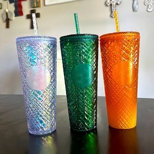 Set of 3 Starbucks Cups